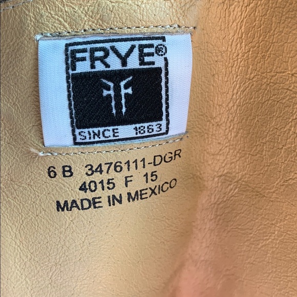 {FRYE} Molly Button Tall Leather Boots - Picture 4 of 10